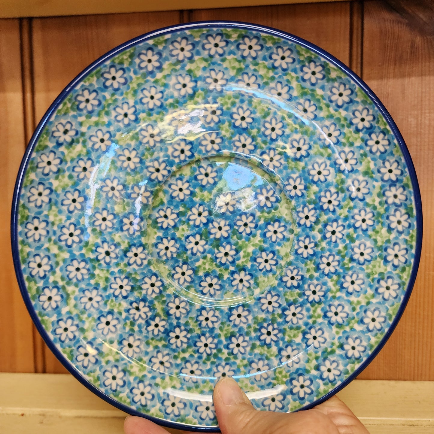 Berry Bowl w/ Saucer   8"W    2252X ~ Key Lime