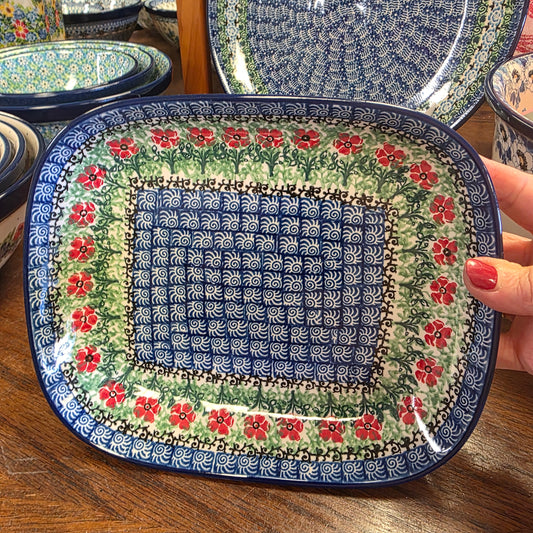 Rectangular Dish / Baker ~ 7.5" x 8.75" 1916X ~ Maraschino