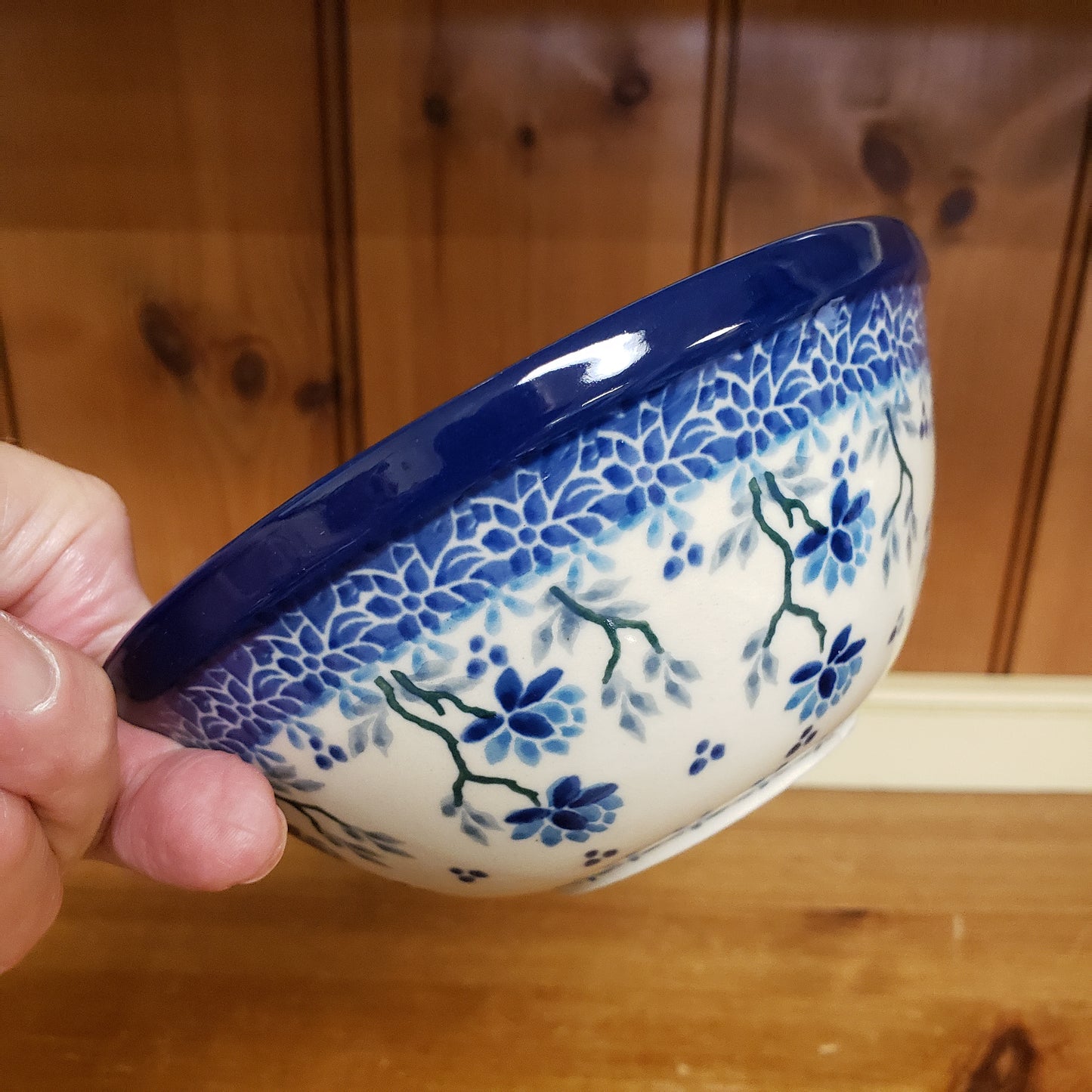 Bowl ~ Nesting Salad/Cereal ~ 5.5" W 059-2524X Clover Fields   1.5 cups