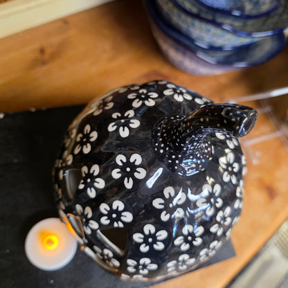 Jack o Lantern ~ Black 7" Luminary