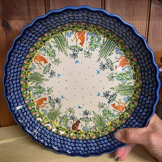 Pie ~ Fluted 10" ~ cat  1257