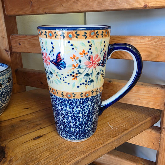 Mug ~ Viktoria Butterfly ~ 16 oz / 5.5" tall John wk73