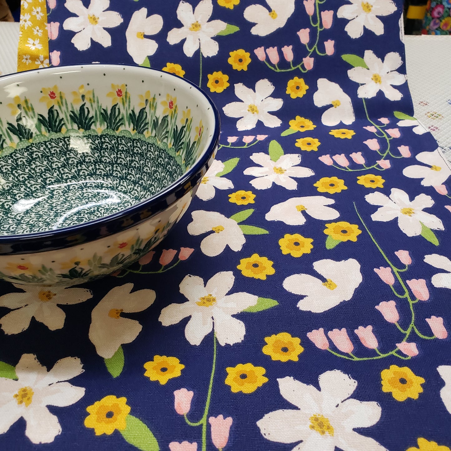 Runner ~ Bloom floral 72" x 13" cotton