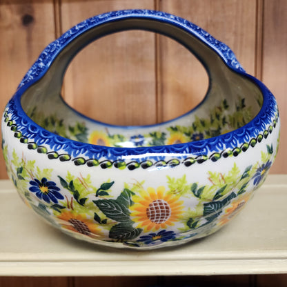 Basket  Sunflower 9" x 7.5"High