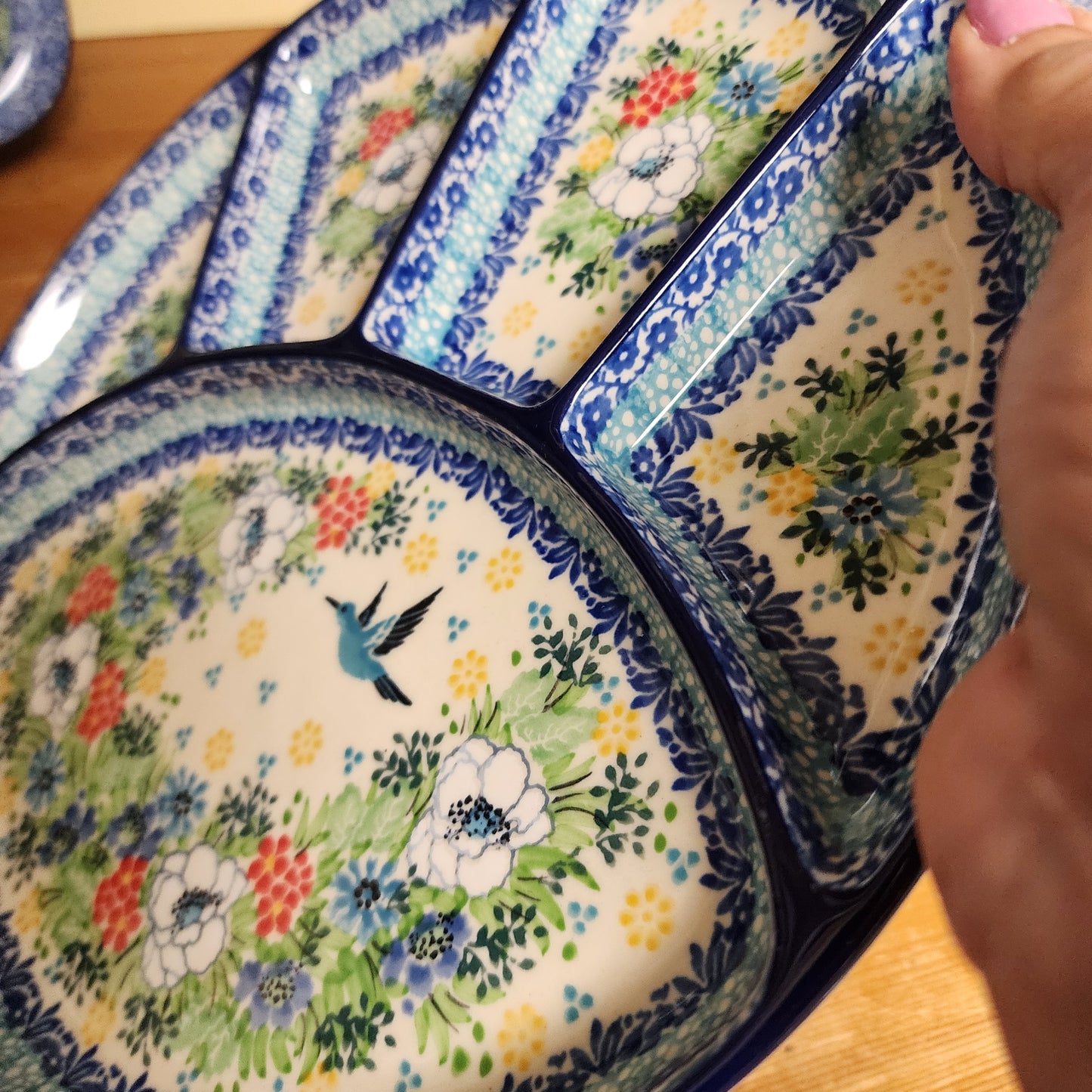 Dish ~ Divided ~ 10" 498-U5155 pf0425