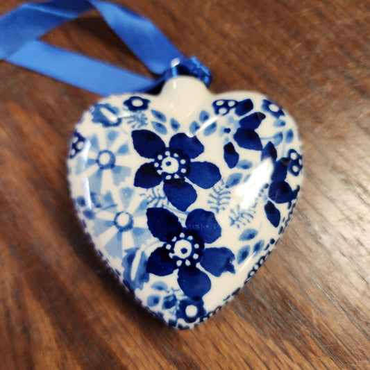 Ornament ~ Heart ~ Indigo