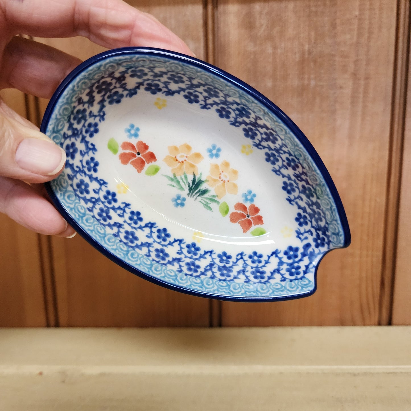 Spoon Rest   3.25"W x 5"L    3337X ~ Spring Palette