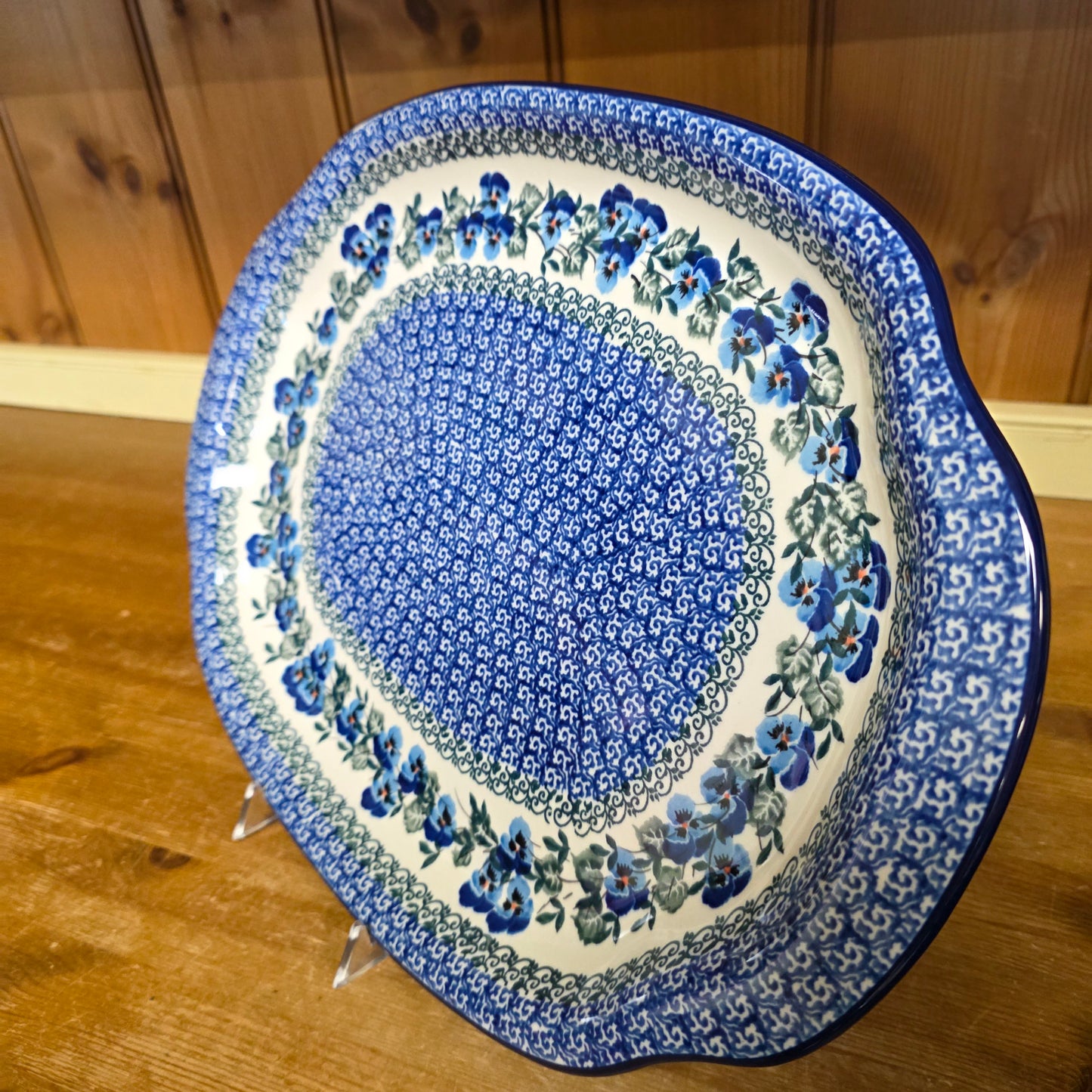 Platter   Oval   11.5" x 15.5"   2273X ~ Winter Viola