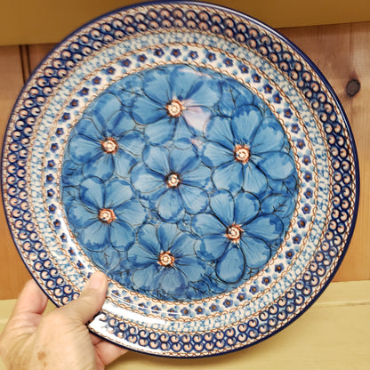 Plate ~ Dinner (10 1/2 inch) 223-U408C Blue ~ U4 J. Chyla