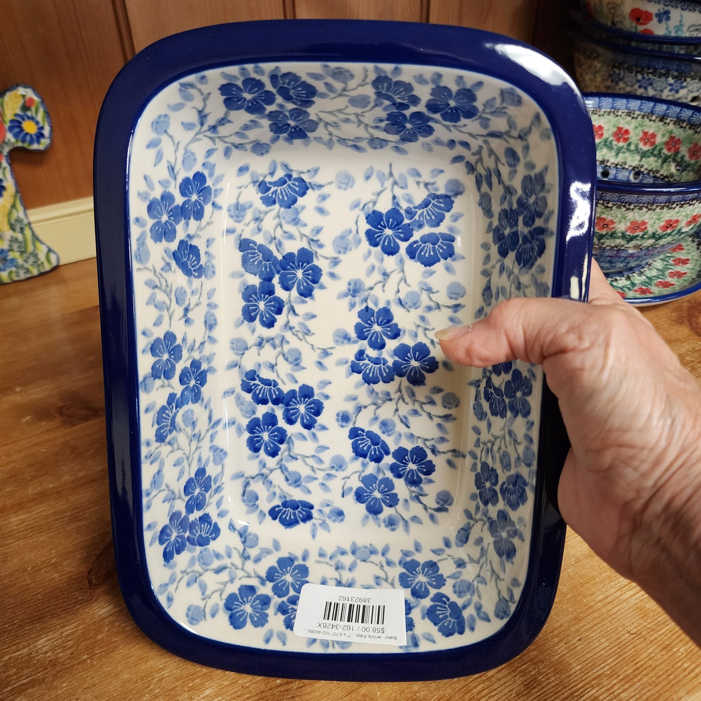 Baker   w/Grip Edge   7" x 9.75" 162-3428X  Timeless Blue pf0526