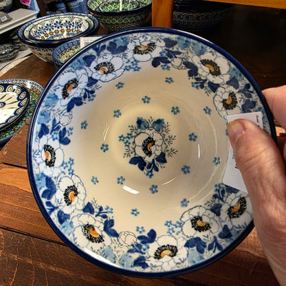 Bowl   Nesting Salad/Cereal   5.5" W 059-2222X  Snow Poppy pf0526
