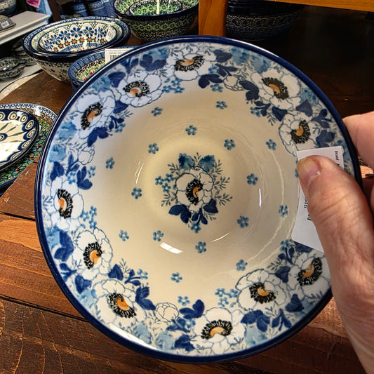 Bowl   Nesting Salad/Cereal   5.5" W 059-2222X  Snow Poppy pf0526