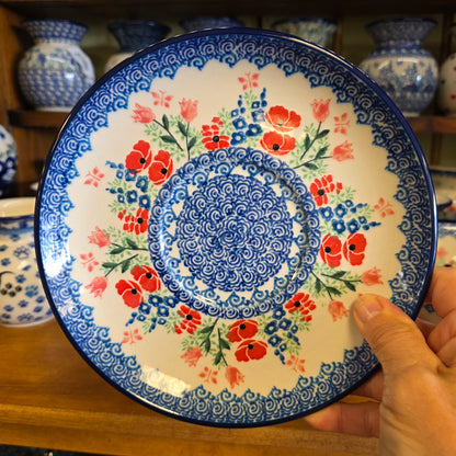 Berry Bowl w/ Saucer   8"W  470-3220X  Whimsical Garden pf0526
