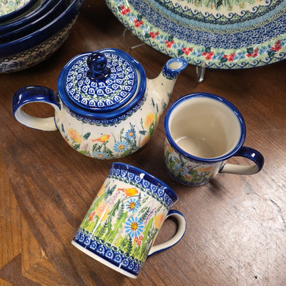 3 pc Teapot and 2 cups / Dandy 1125 bird