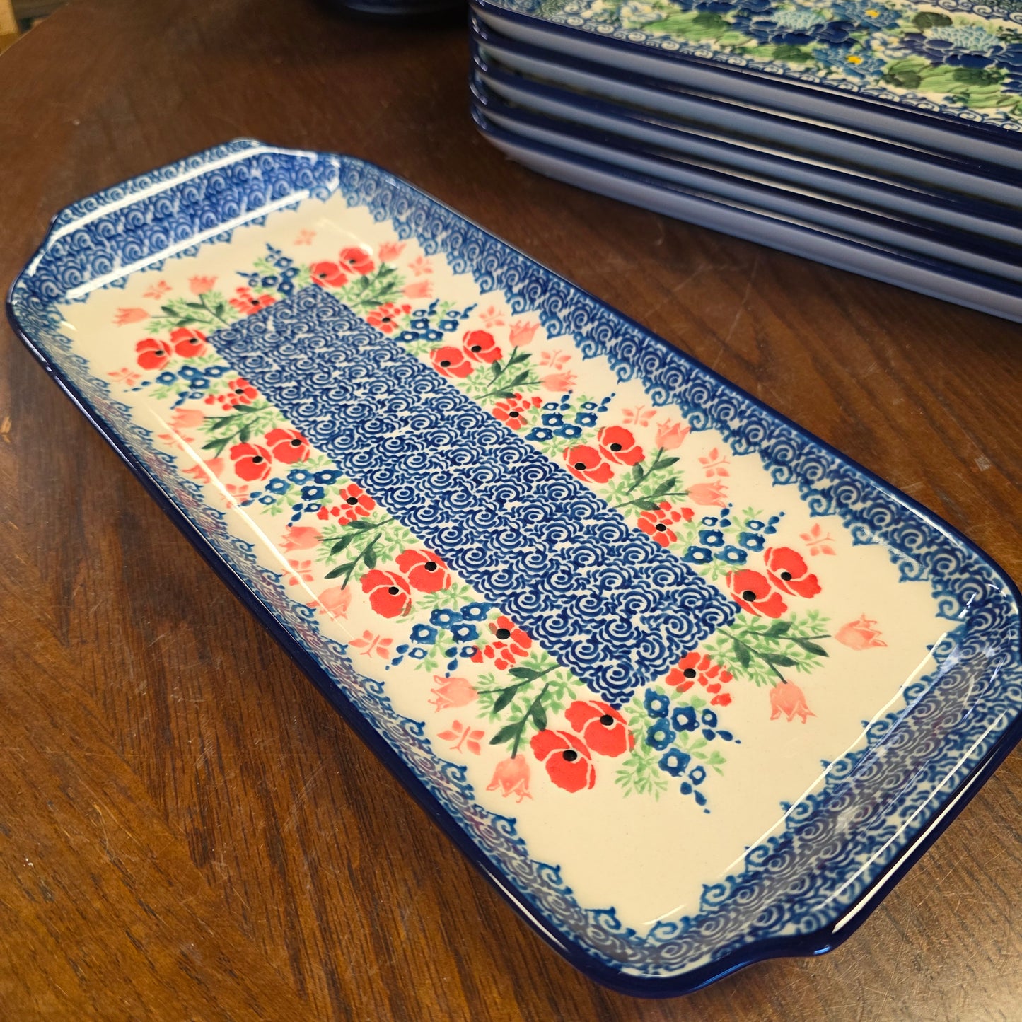 Tray   5.5" x 12"    3220X ~ Whimsical Garden