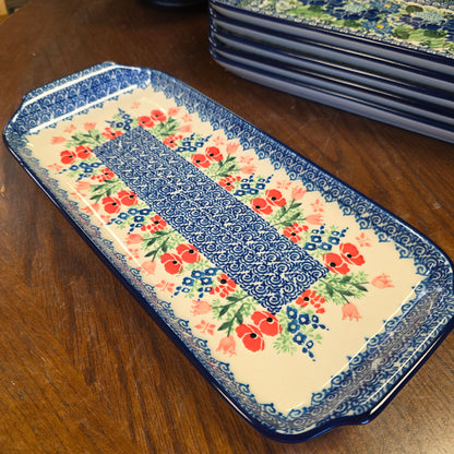 Tray   5.5" x 12"    3220X ~ Whimsical Garden