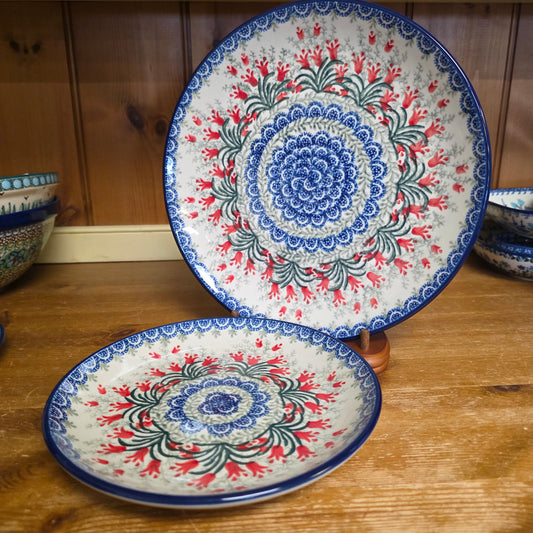 2 pc Plate ~ Crimson Bells  Save $10