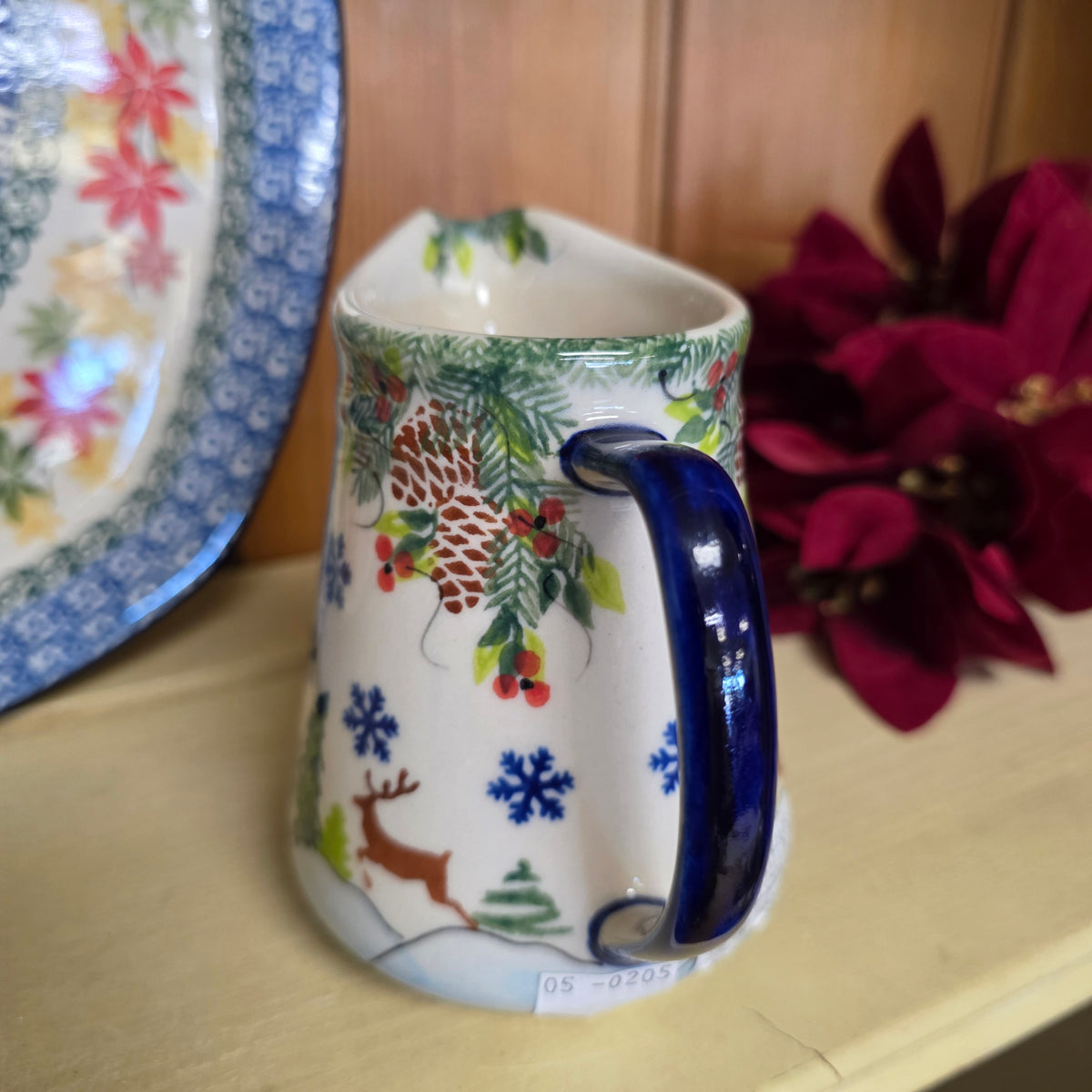Pitcher 12 oz / 4.25"H ~ Reindeer 303