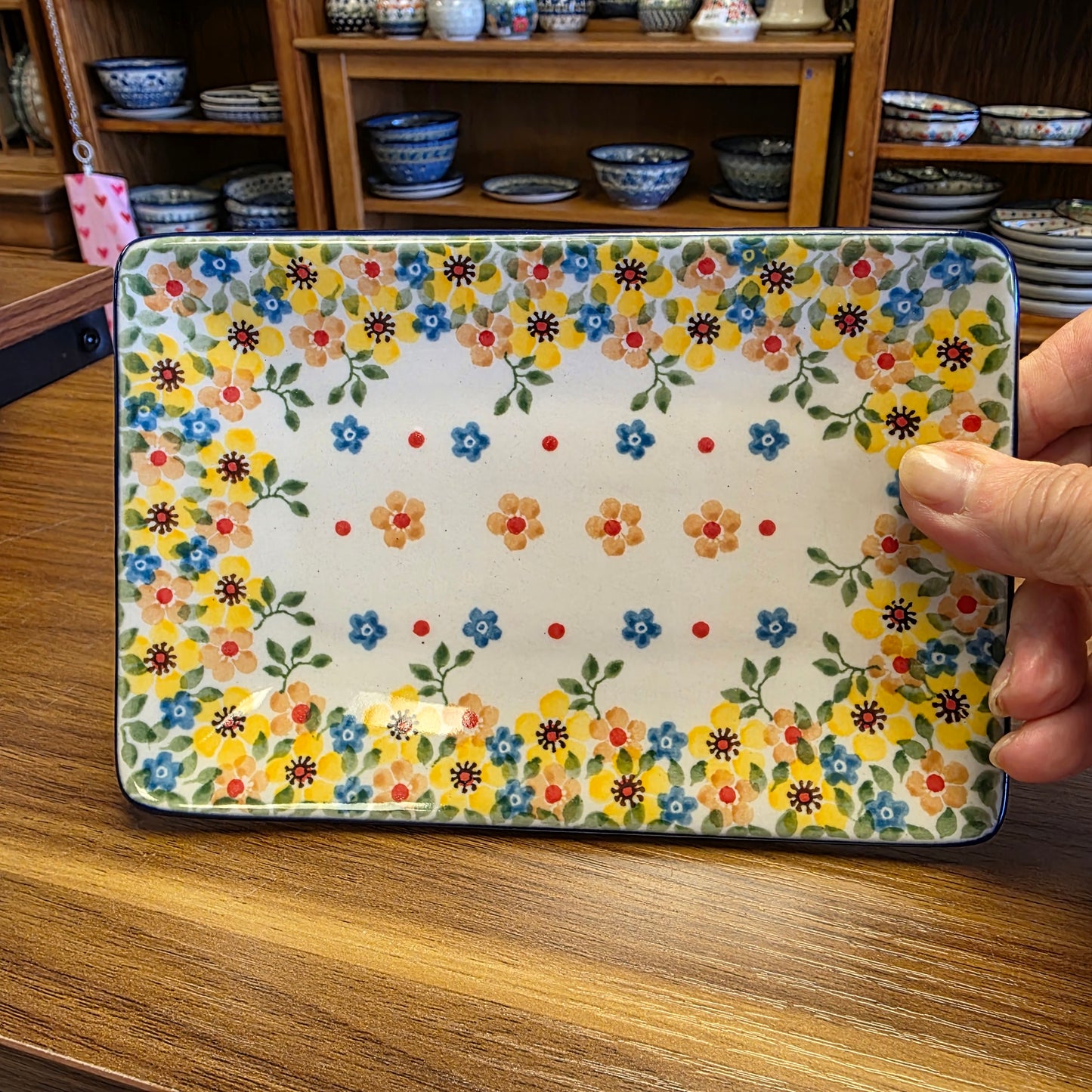 Sushi Plate 7"x4 3/4" C27-2225X  Buttercup pf0526