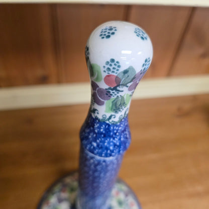 Paper Towel Holder     1418X ~ Burgandy Berry Blue