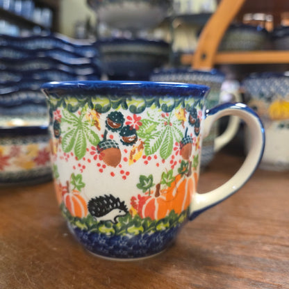 Mug 14oz hedgehog pumpkin fall