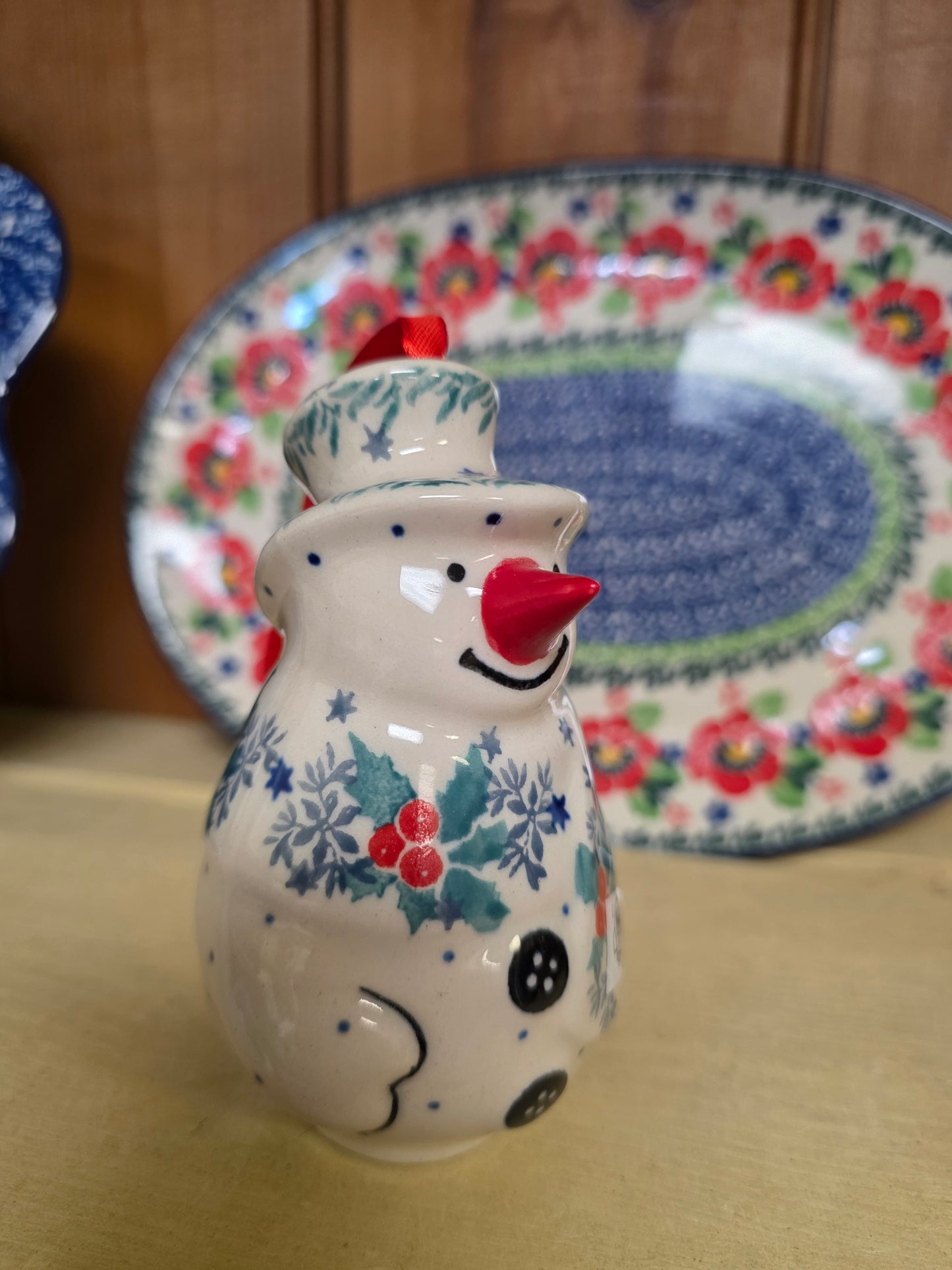 Snowman ornament (4.5"H) 2973 Winter Holly