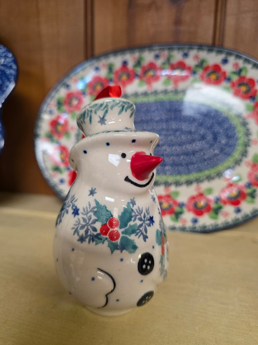 Snowman ornament (4.5"H) 2973 Winter Holly