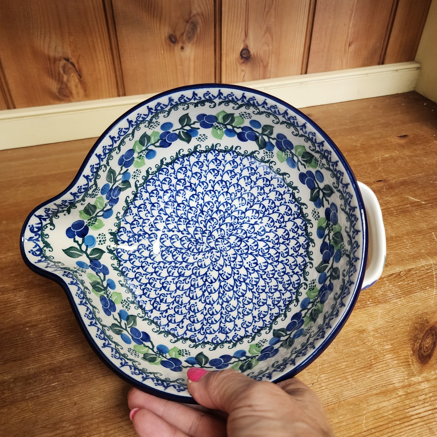Batter Bowl ~ 36 oz 240-1416X Blue Berries