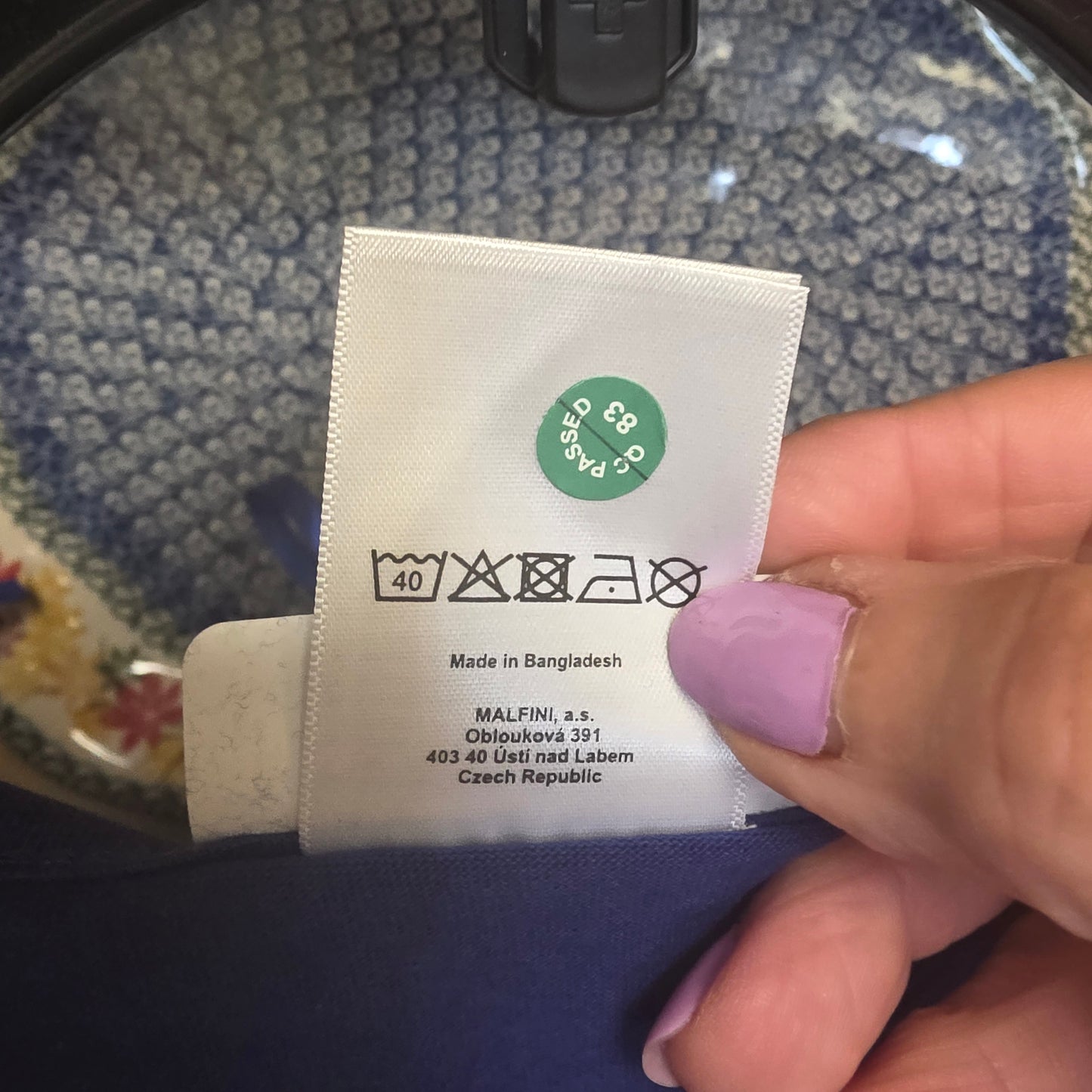 tshirt ~ Ladies Large blue t shirt