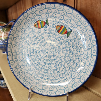 Plate   7.75" Dessert    2540X ~ Rainbow Fish