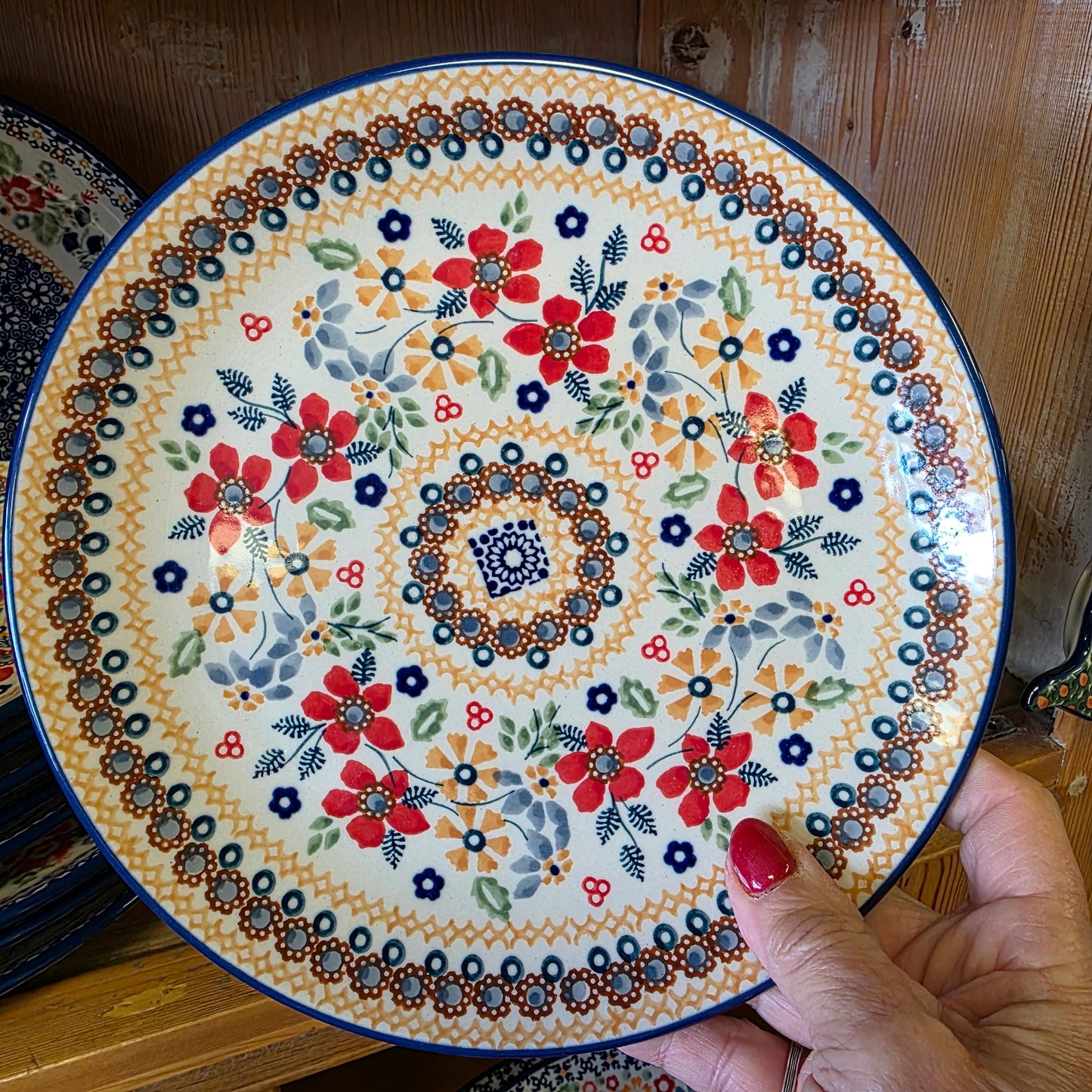 Plate ~ Dinner 10"  Prairie Bloom eo34