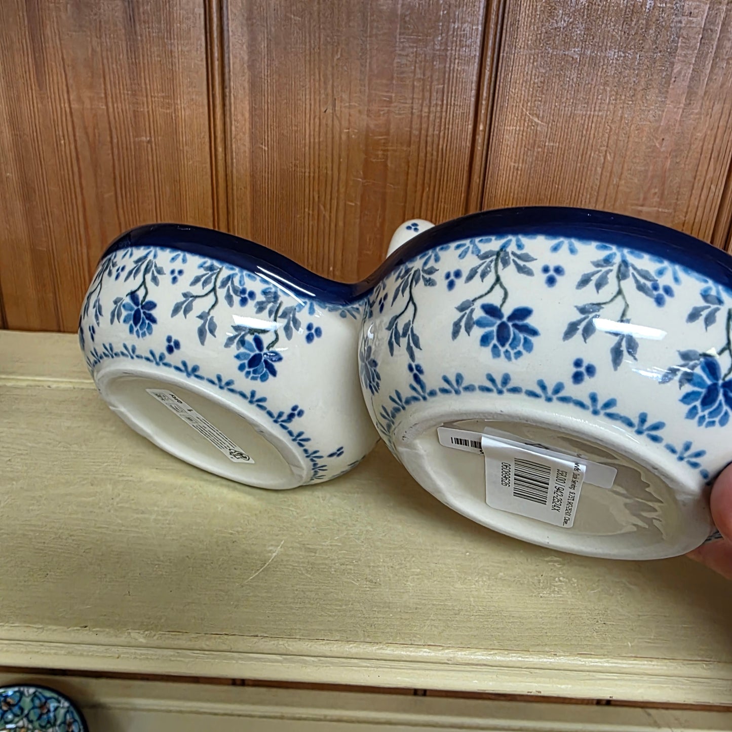 Bowls   Double Serving   9.75"L 942-2524X  Clover Fields pf0526