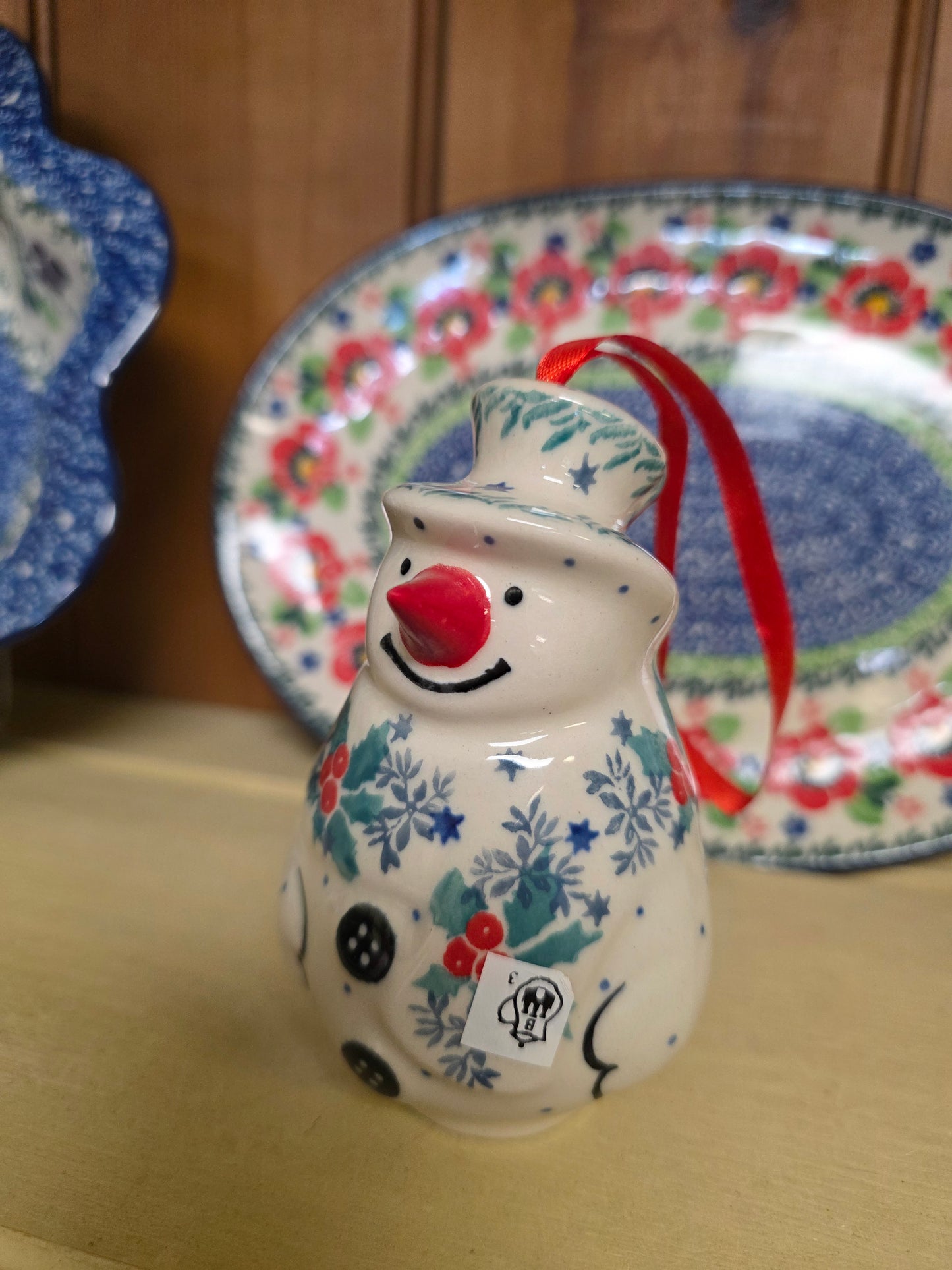 Snowman ornament (4.5"H) 2973 Winter Holly