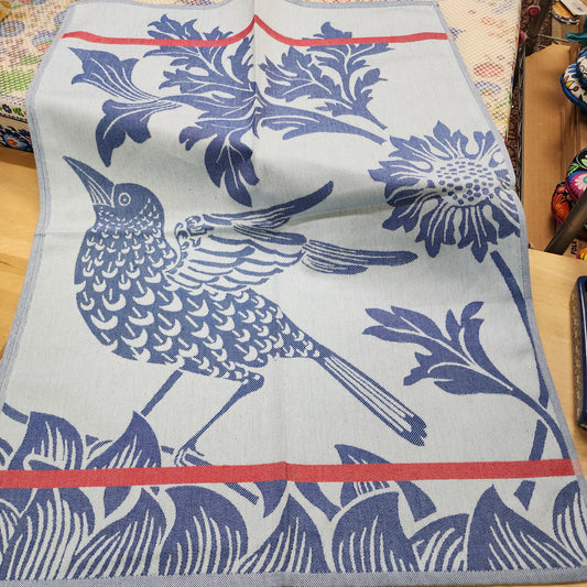 Tea Towel Blue Twiggy