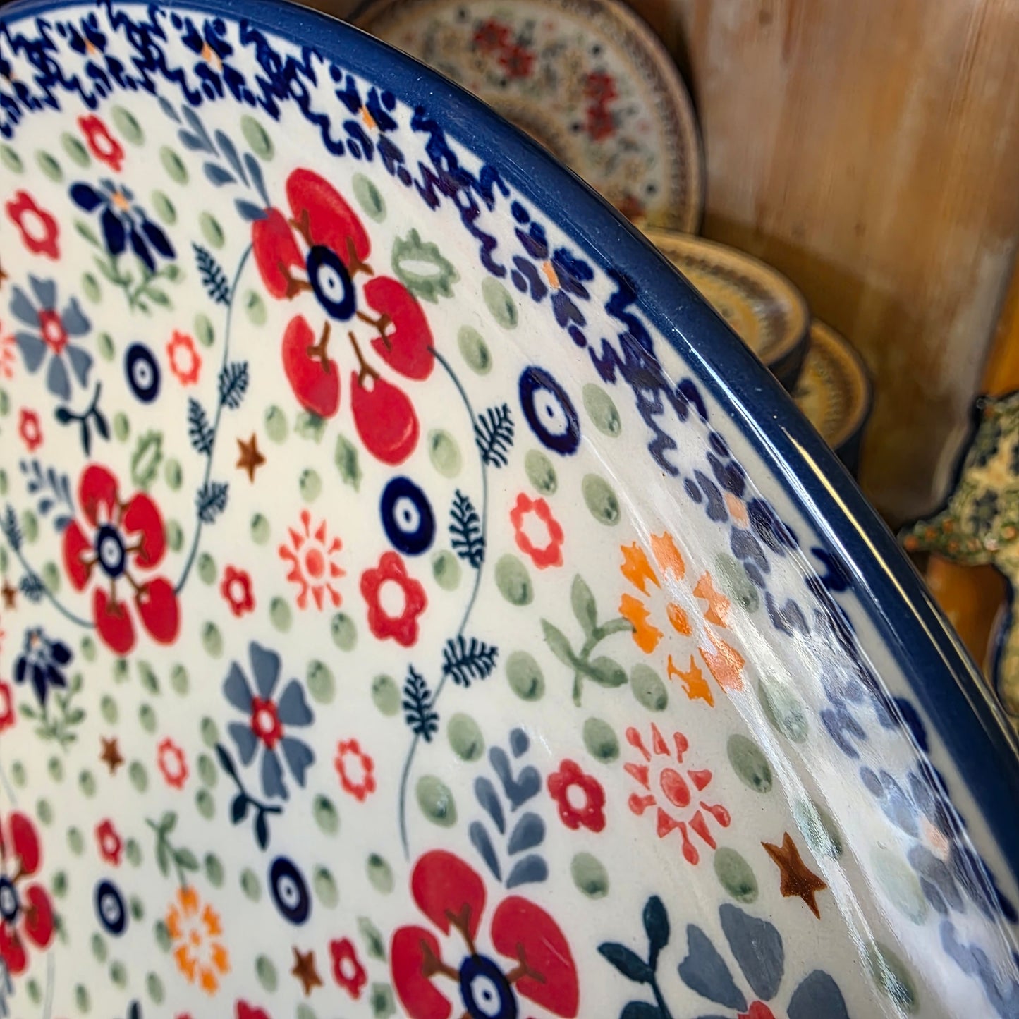 Plate ~ Dinner 10"  Prairie Bloom eo34