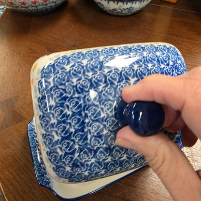 Butter/Cream Cheese Dish   295-3371X  Signs of Spring pf0526