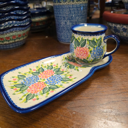 Cup & Tray Hydrangea 682 10 oz / 10"x5"