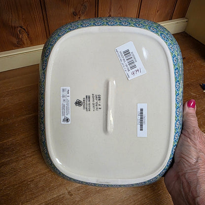 Baker ~ 9" x 10.25" medium serving dish 158-2252X Key Lime