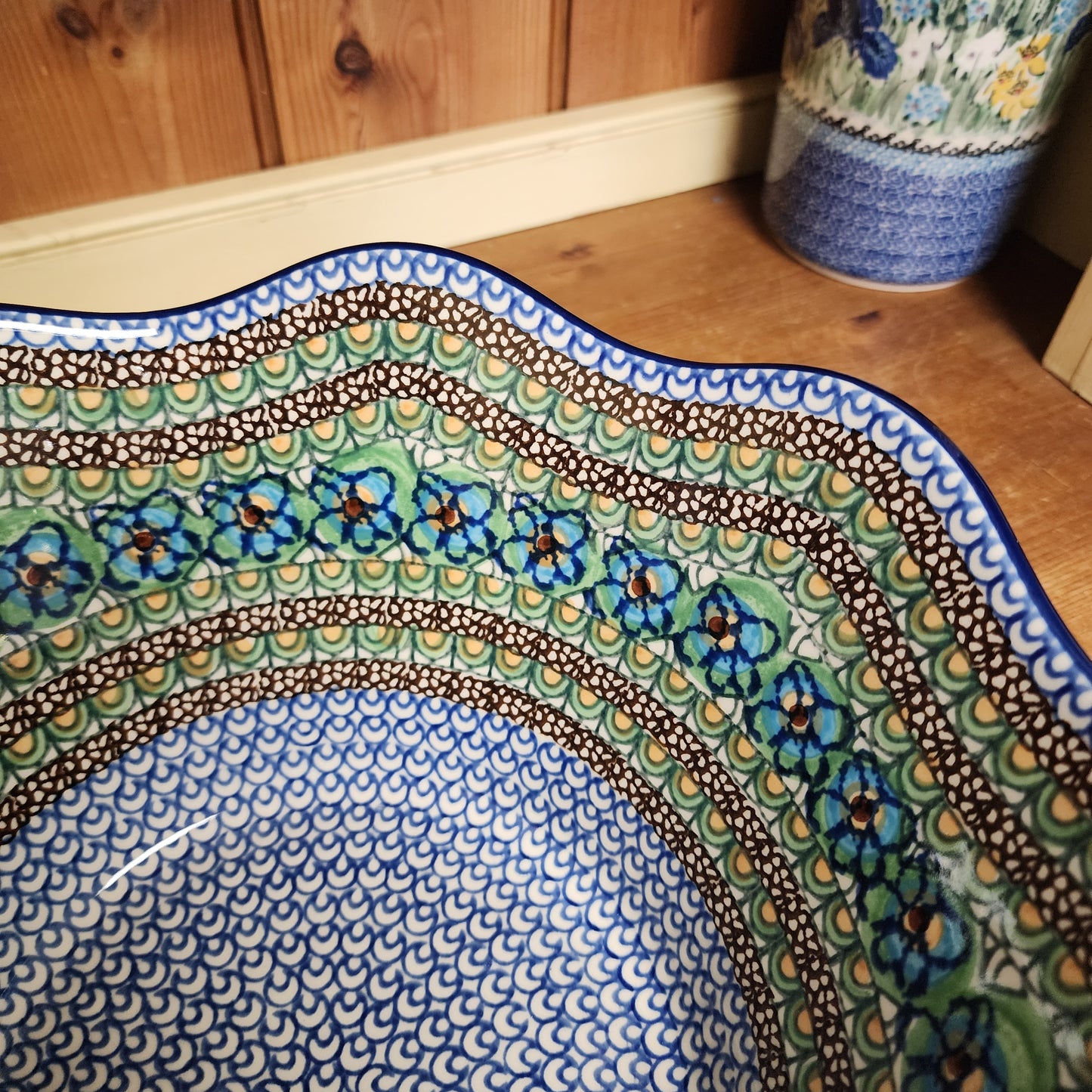 Bowl   Wavy Edge   Large  12" 693-U0151  U3 pf0526