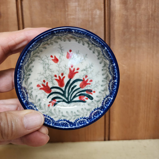 Bowl   3-1/2"    1437X ~ Crimson Bells