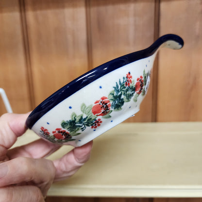 Condiment Bowl w/handle ~ 4.5" 1535X ~ Garden Party