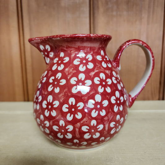 Pitcher ~ 17 oz / Red Blossom J8cz