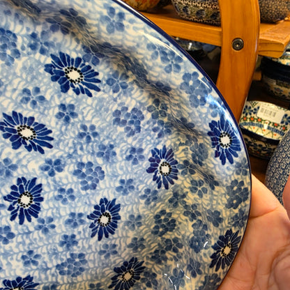 Platter   Oval   10' X 14.5"   2999X ~Blue Dragonfly