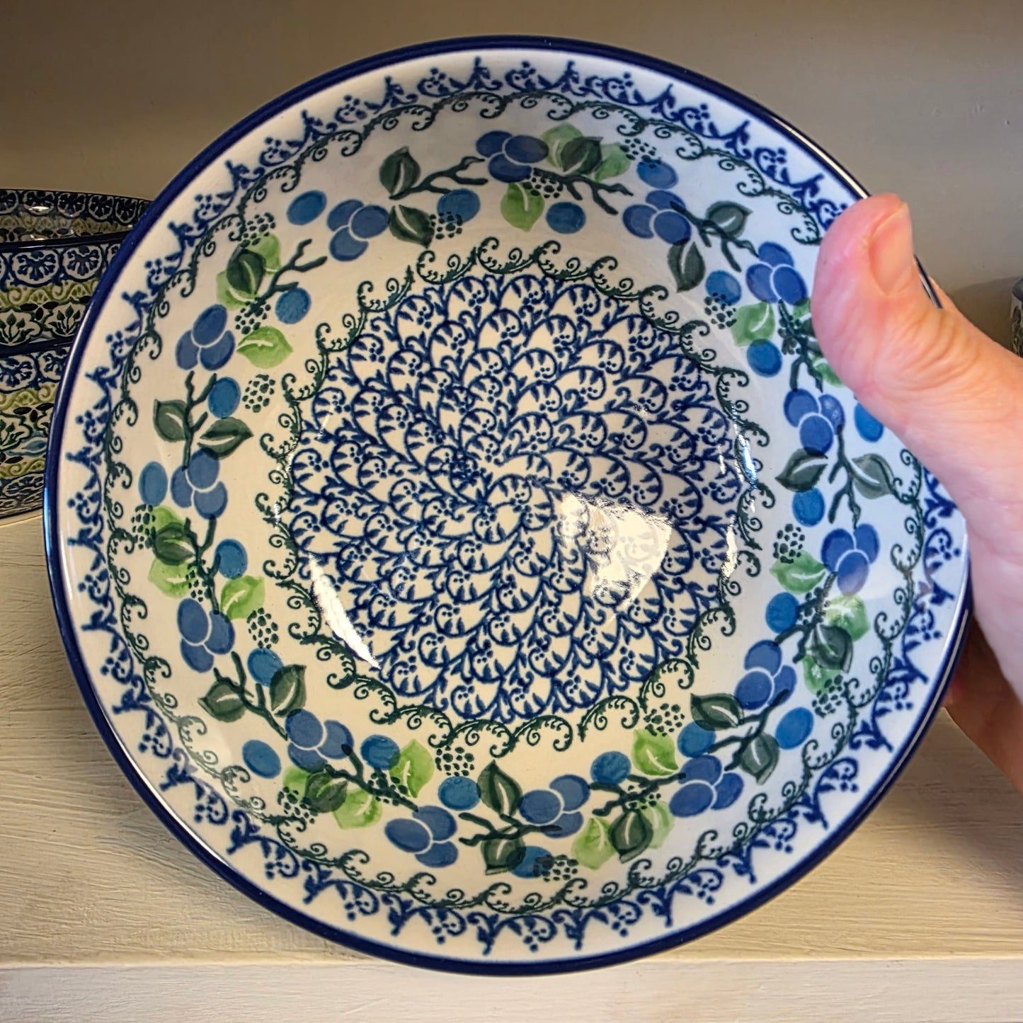 Bowl   Soup/Salad   6.25"   1416X ~ Blue Berries