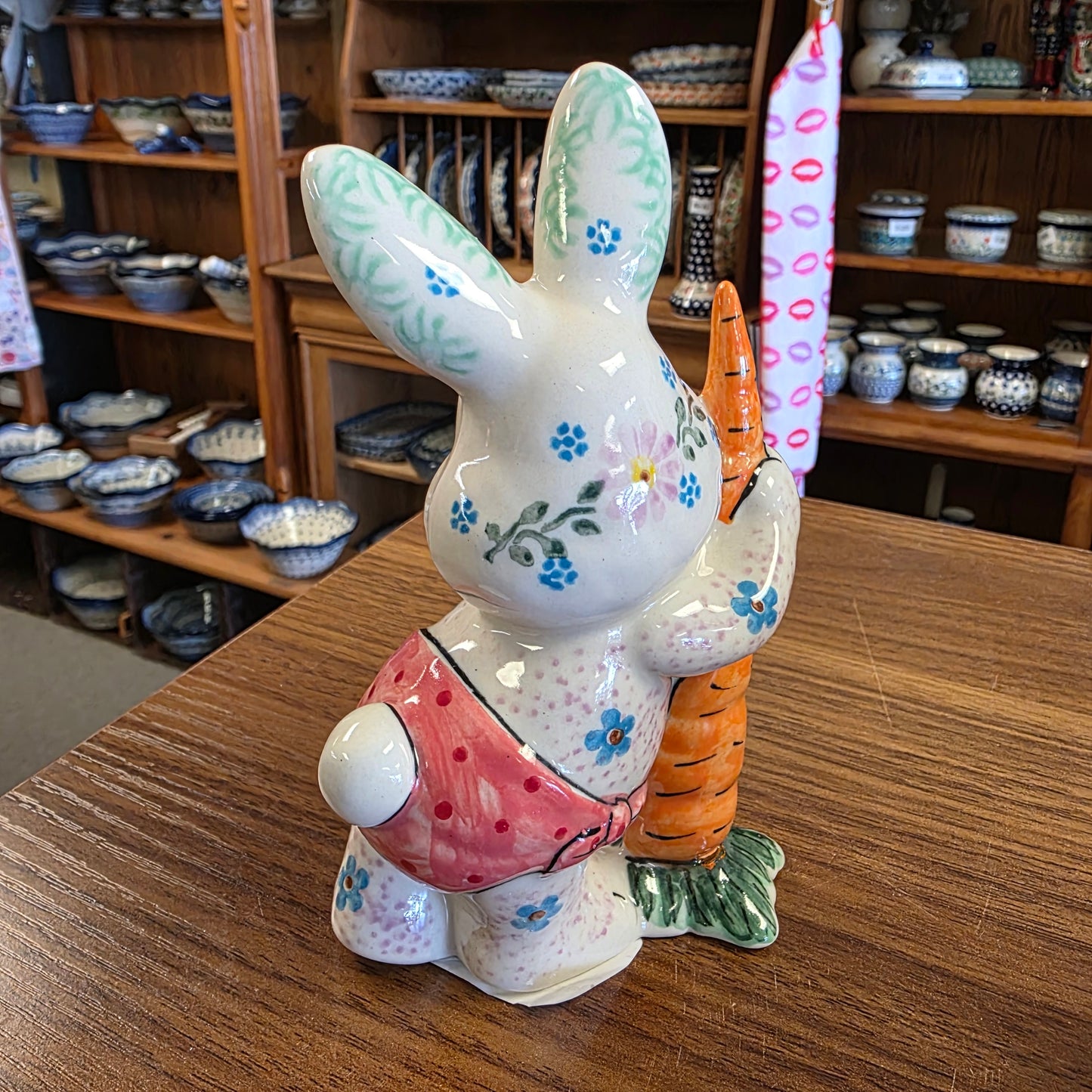 Bunny standing with carrot