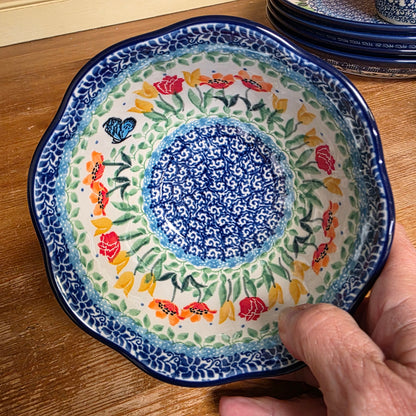 Bowl   Wavy Edge   5.75" A54-U5224 pf0526 T Liana