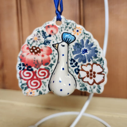 Ornament  Peacock ~ Sweet Pea EO38