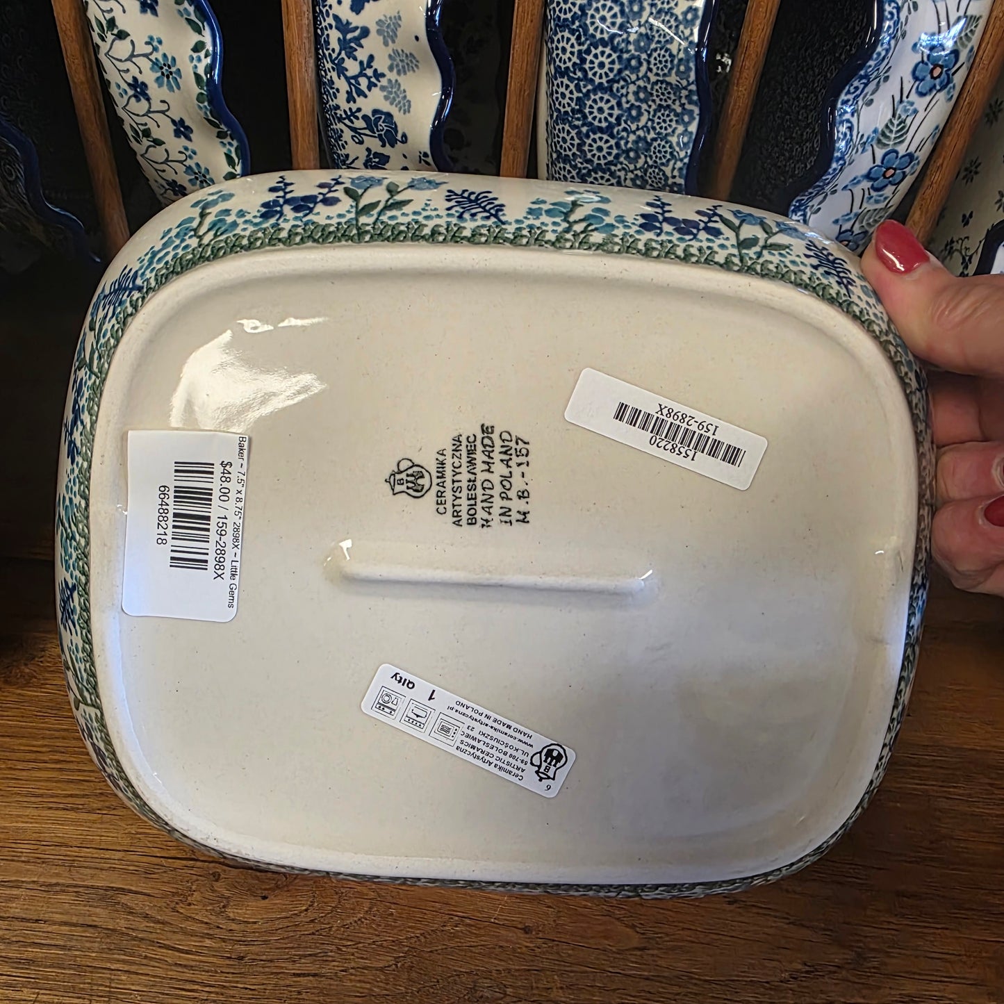 Rectangular Dish / Baker ~ 7.5" x 8.75" 2898X ~ Little Gems