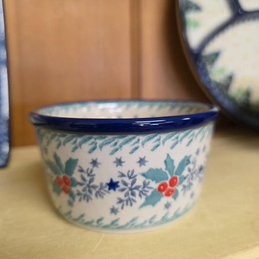 Bowl   Ramekin   3.75" 409-2973X  Winter Holly pf0526