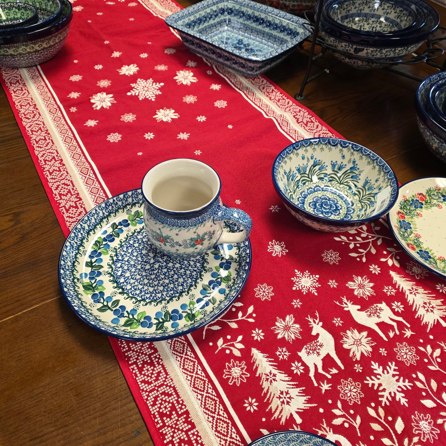 Runner Red Holiday 20"x68" #4834